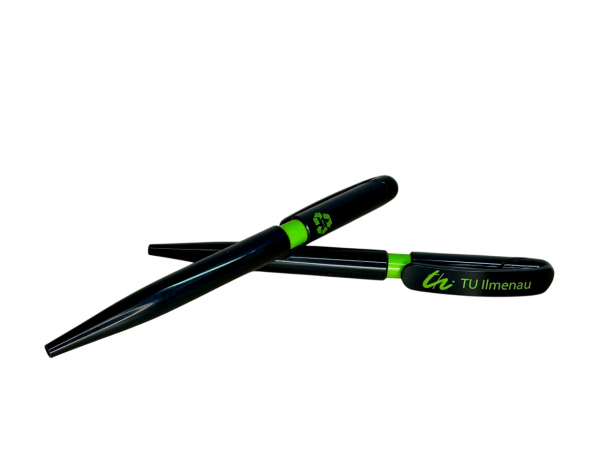 Recycling Kugelschreiber „TU Ilmenau“ - grün